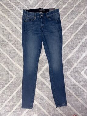 Women's Dark Blue Skinny Jeans - Stretch Slim Fit